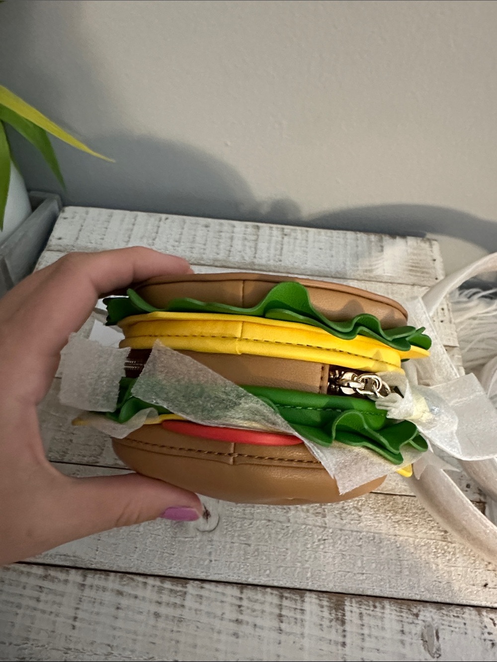 Nwt Kate spade snack bar cheeseburger 3d crossbody bag - Picture 7 of 11